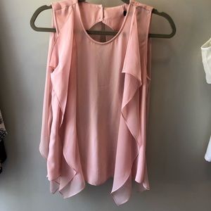 Pink tank blouse